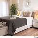 preview thumbnail 15 of 44, Costello Upholstered Tufted Fabric Queen Bed Set by Christopher Knight Home