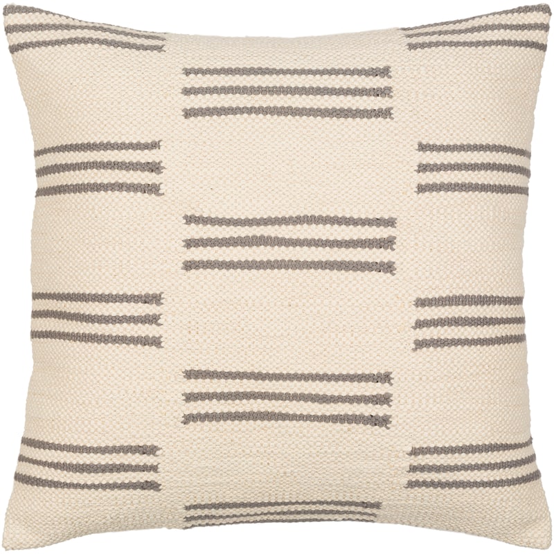 Stojko Modern Broken Stripe Throw Pillow