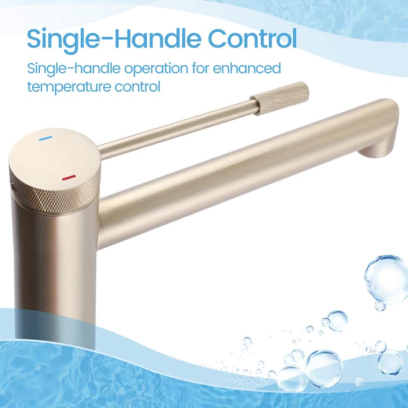 Rbrohant Single Handle Vessel Sink Faucet, Rv Vanity Lavatory Bathroom Sink Faucet