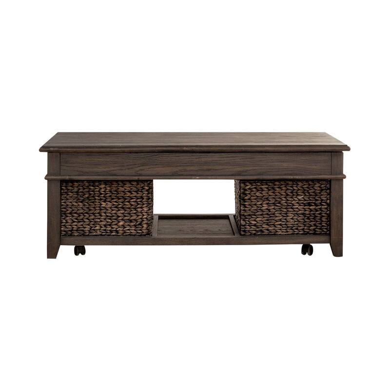 Mill Creek Peppercorn Lift Top Cocktail Table