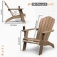 preview thumbnail 9 of 49, WINSOON HIPS Oversized Adirondack Chair with Cup-Holder