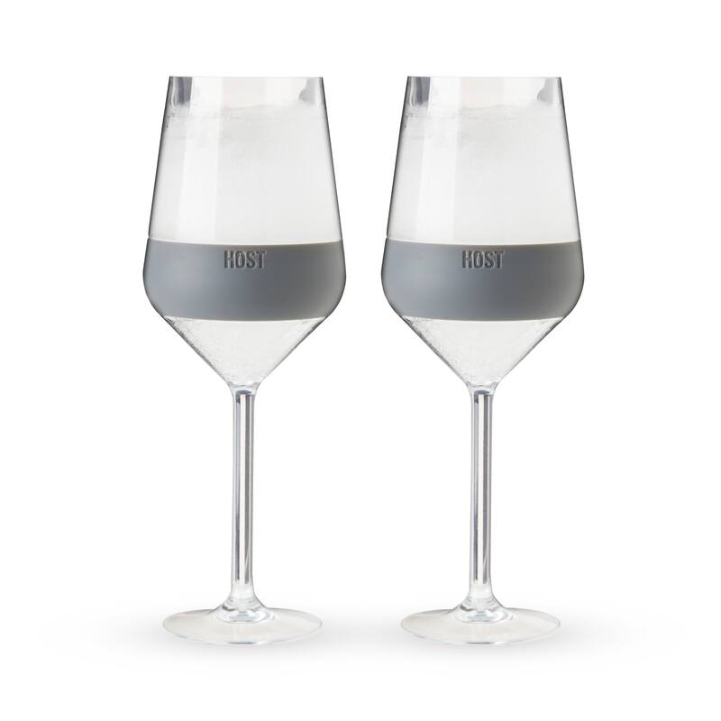HOST Wine Freeze DoubleWalled Stemmed Wine Glasses Freezer Cooling