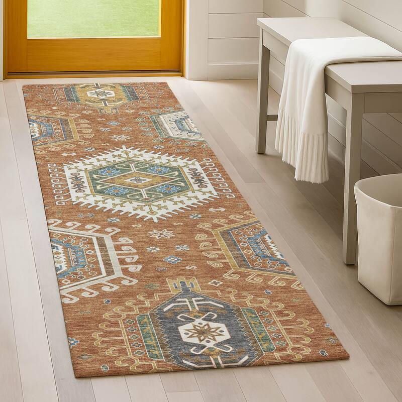 Machine Washable Indoor/ Outdoor Global Akron Chantille Rug