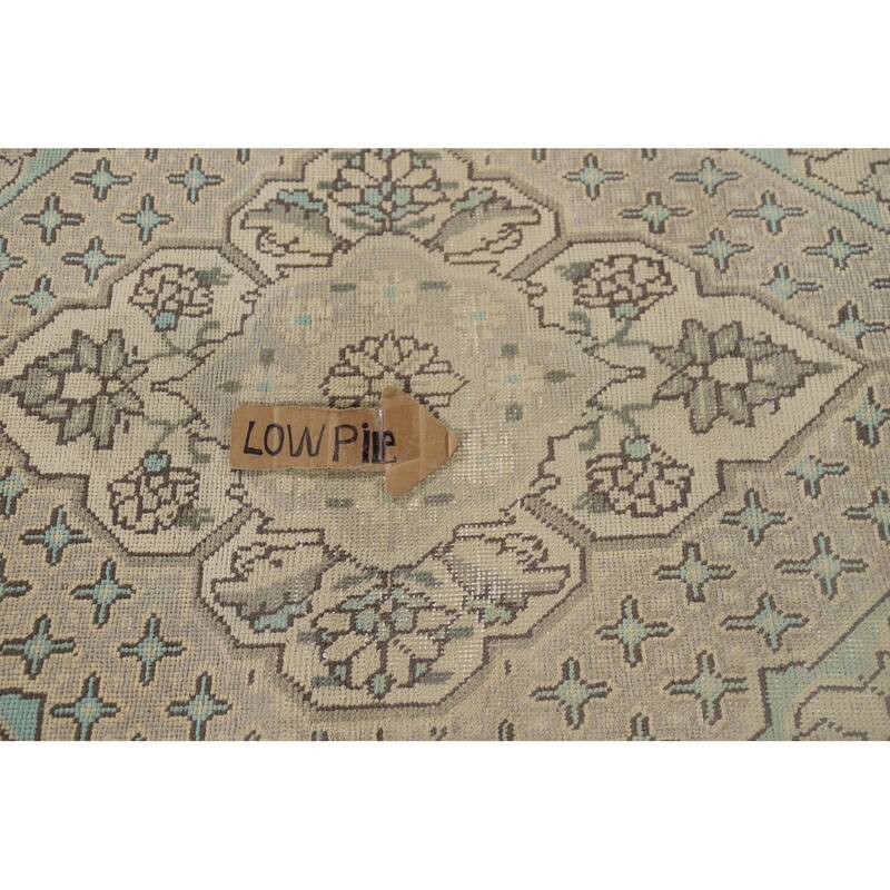 Tabriz Vintage Persian Area Rug Handmade Traditional Wool Carpet - 8'3" x 11'2"