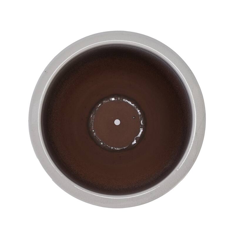 Handmade 17" Ceramic Planter for Monstera & Fiddle Leaf Fig