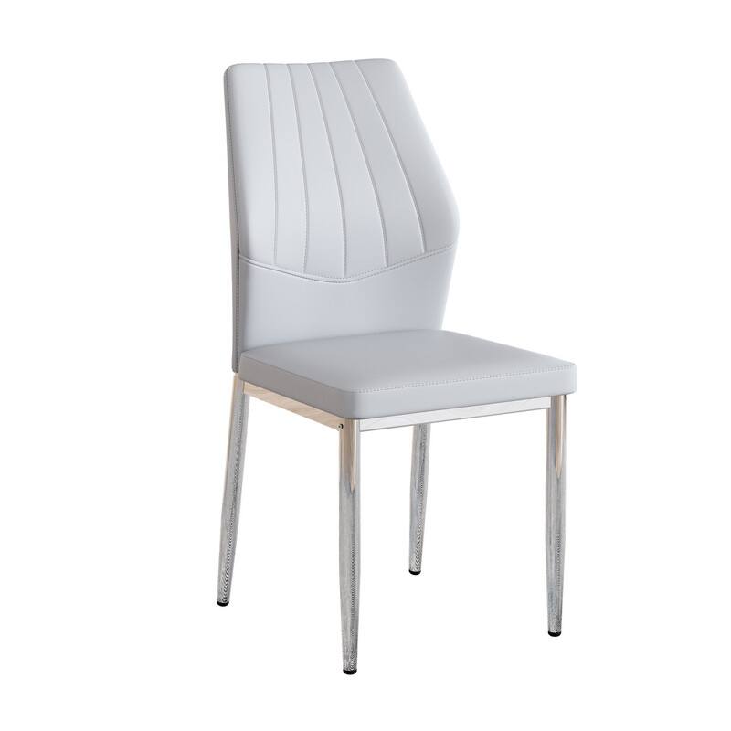 Ergonomic Dining Chair with PU Backrest - Comfort & Style for Modern Dining
