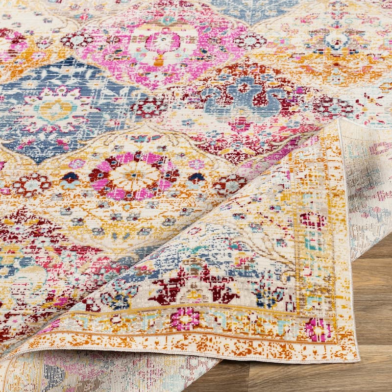 Artistic Weavers Jaul Distressed Moroccan Patchwork Area Rug
