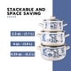 preview thumbnail 2 of 5, STP Goods Bird of Paradise Enamel Belly Deep Stock Pot Set of 3