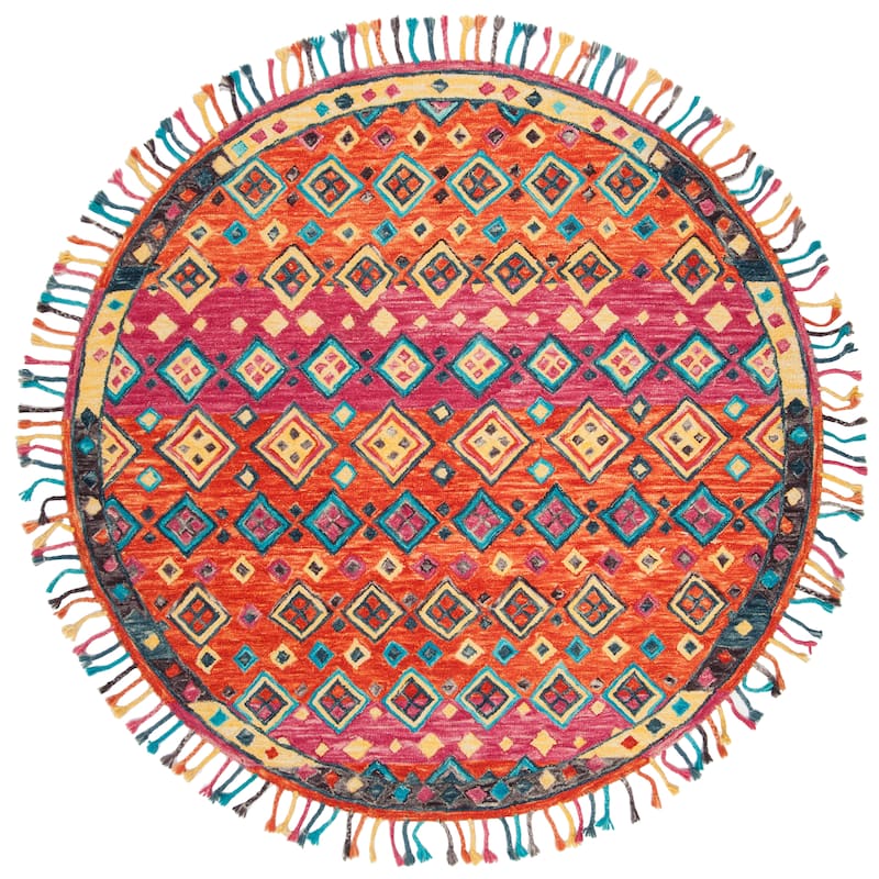 SAFAVIEH Handmade Aspen Dona Boho Tribal Wool Rug