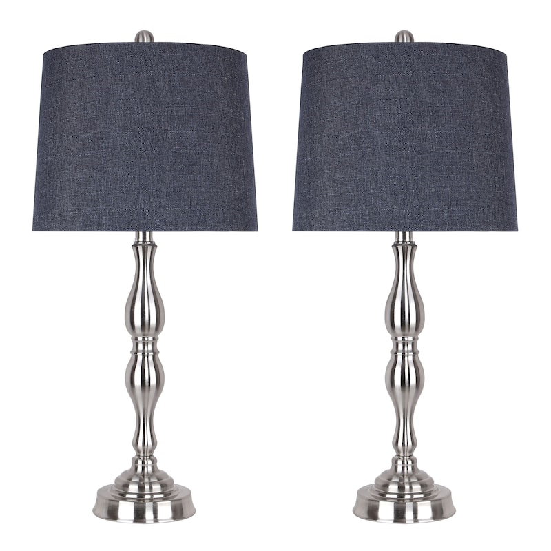 Smith 27.5" Metal Table Lamp (Set of 2)