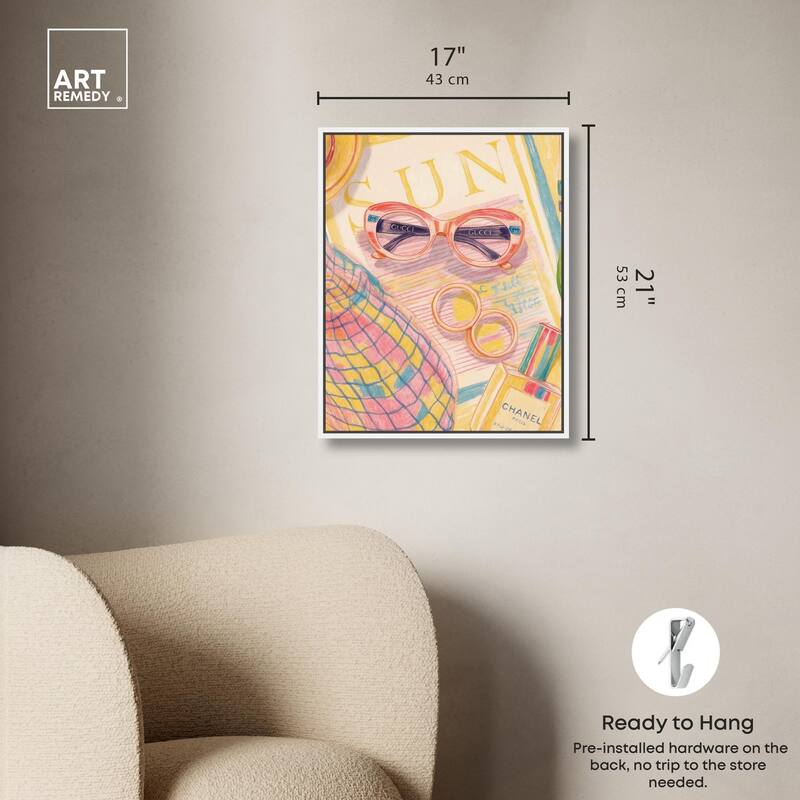 Summer glam Canvas by Art Remedy