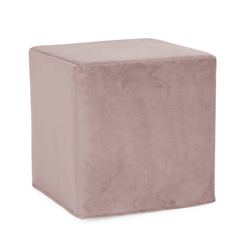 Allan Andrews No Tip Block Ottoman with Cover, Bella Collection - Ash