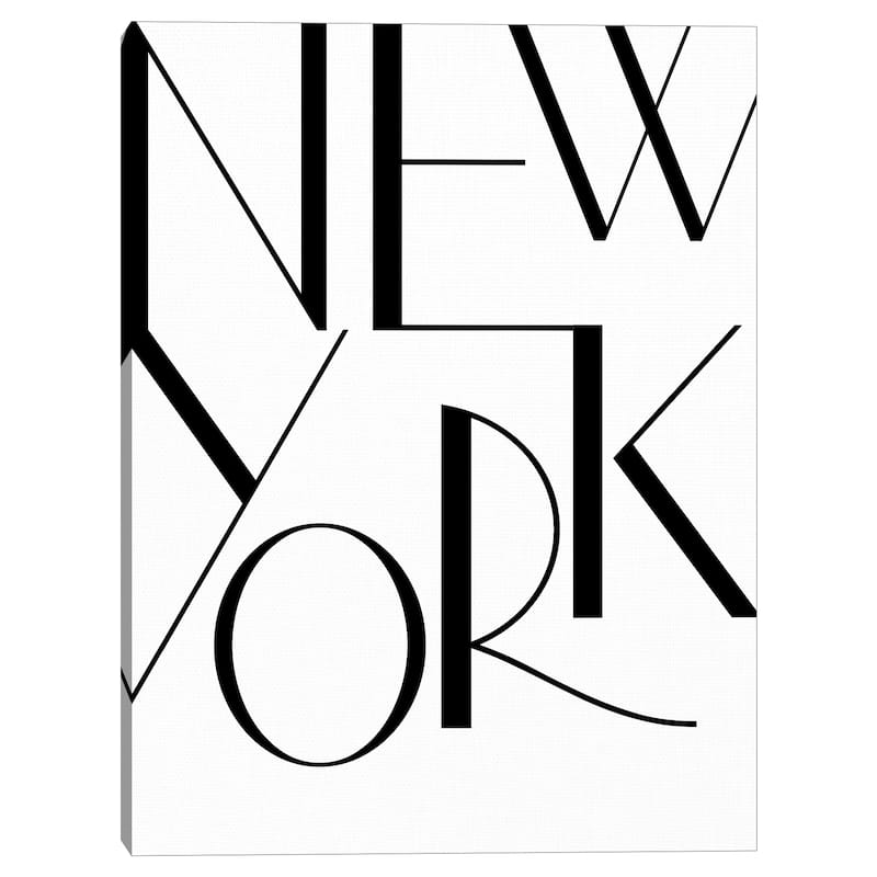 New York by Joni Whyte Canvas Art Print