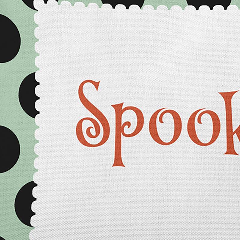 Halloween Spooky Dots Accent Pillow