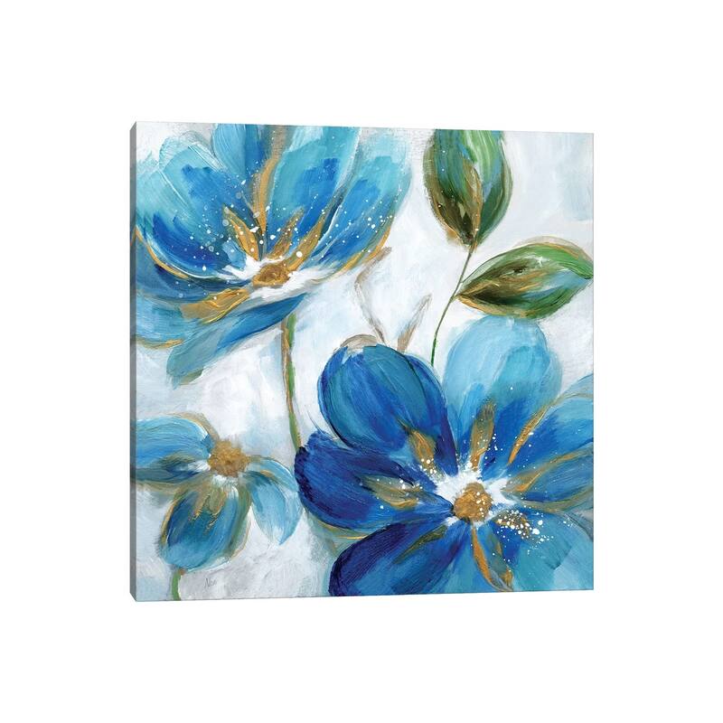 iCanvas "Flowering Blues II" by Nan Canvas Print