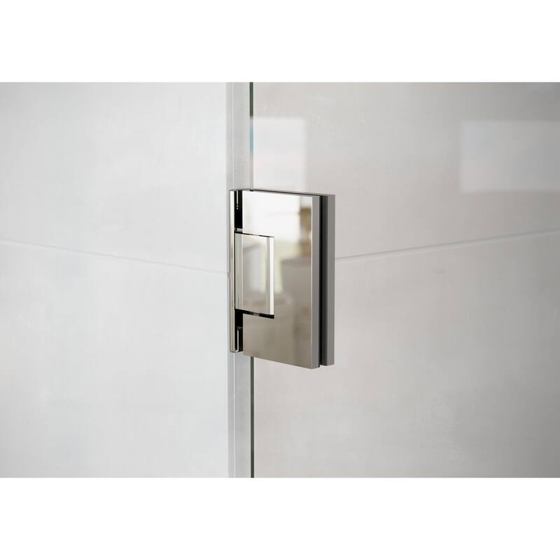 Glass Warehouse 78" x 34.75" Frameless Shower Door- Wall Hinge