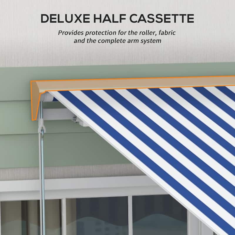 13' x 10' motorized retractable awning