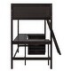 preview thumbnail 17 of 16, Twin Size Wooden Loft Bed with Ladder, Shelves and Desk, Espresso