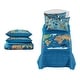 preview thumbnail 9 of 7, World Map 3 Piece Quilt Set-Twin XL Bedding & 2 Pillow Shams by Hastings Home