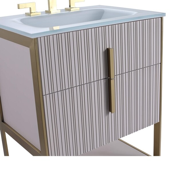 Fine Fixtures Serenity Modern bathroom vanity - Bed Bath