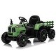 preview thumbnail 55 of 62, 24V Ride-On Electric Tractor with Trailer, Remote Control, 3 Speed Options, Bluetooth, MP3, USB, for Kids 3+, 400W Motor.