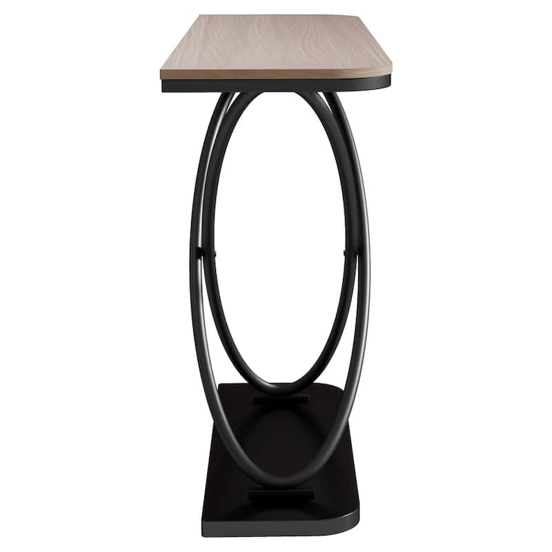 47.4" Industrial Console Table for Entryway Sofa Table - 47.4"L x 14"W x 32.8"H