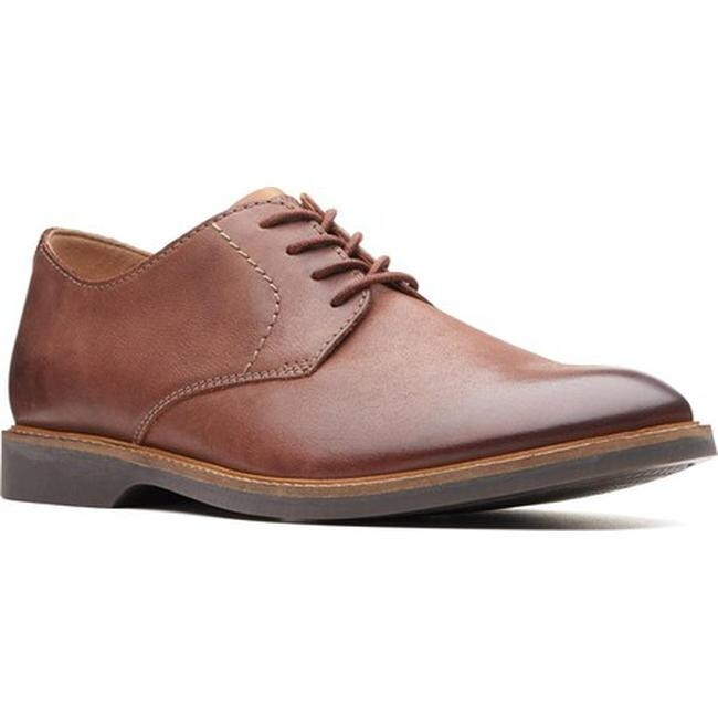clarks atticus lace mahogany
