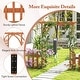 preview thumbnail 5 of 8, Costway Premium Outdoor Wooden Fir Arbor Arch Pergola Trellis Wood