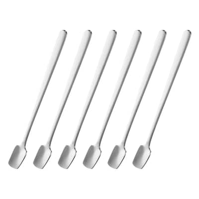 6pcs Espresso Spoons Stainless Steel Square Coffee Spoon