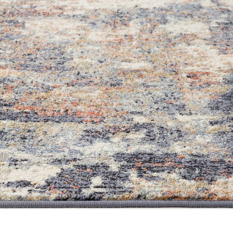 Power Loomed Abstract Stain Resistant Area Rug - 10' Runner