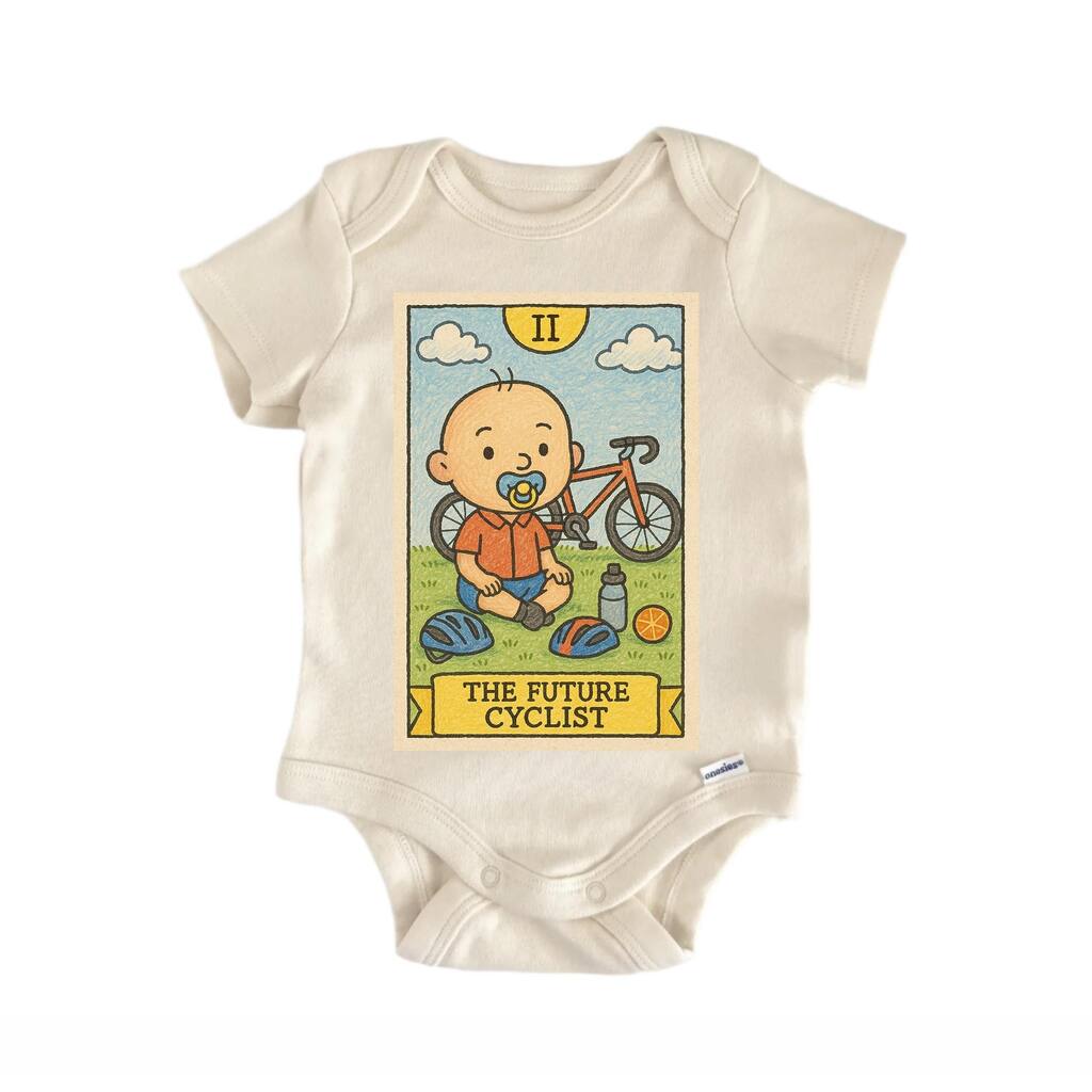 Future Cyclist Tarot - Baby Bodysuit