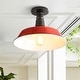 preview thumbnail 1 of 122, Cassidy 14" LED Semi-Flush Mount, by JONATHAN Y Red/Black