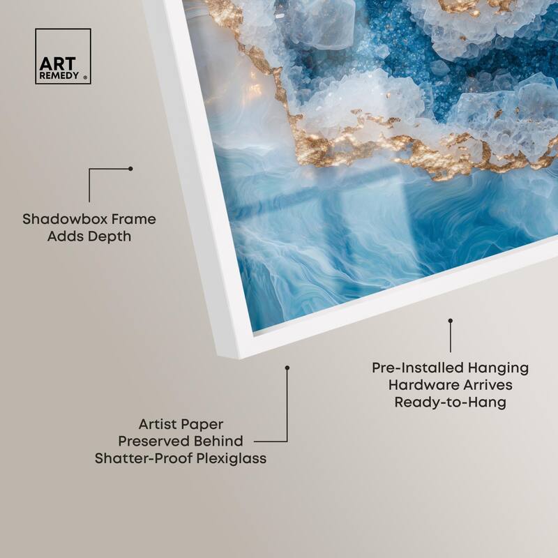 Molten Topaz I Shadowbox by Art Remedy