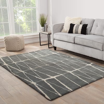 Botticino Handmade Geometric Area Rug