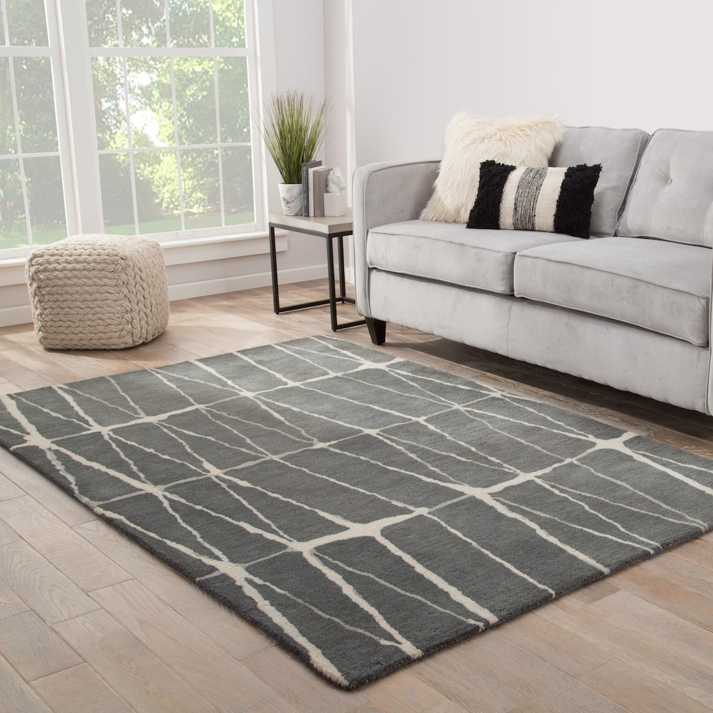 Botticino Handmade Geometric Area Rug