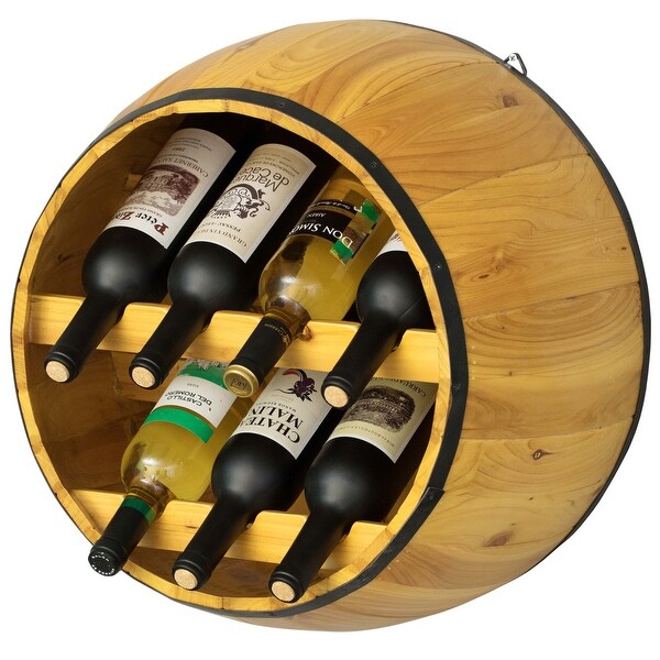 Wine barrel wine shop racks for sale