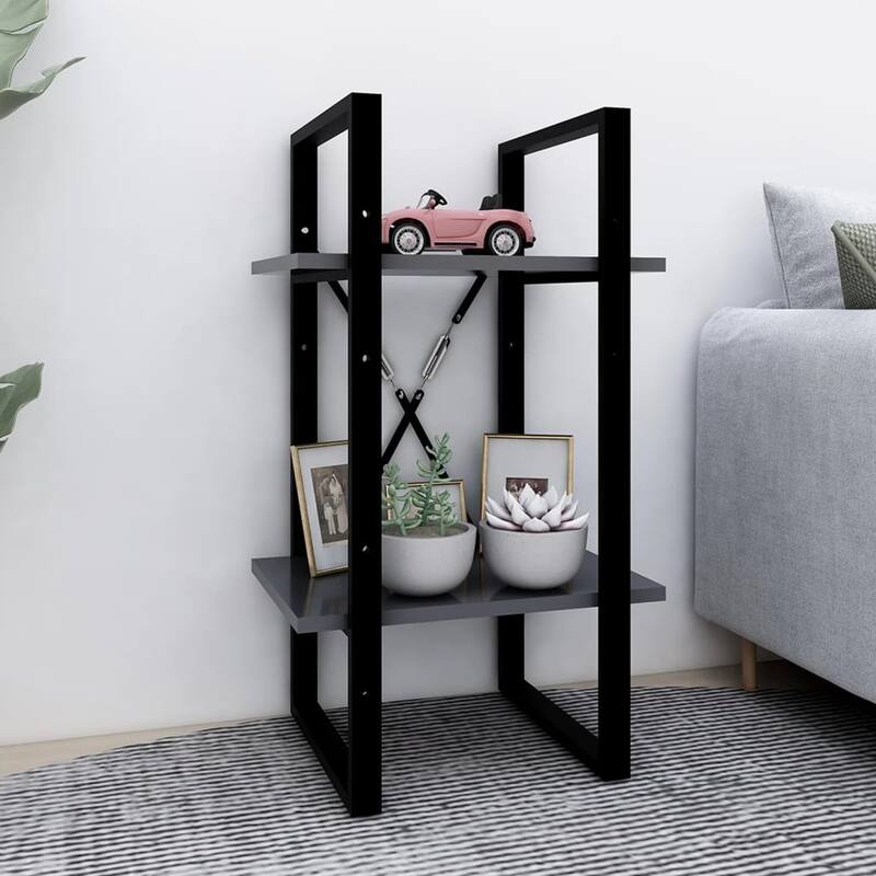 vidaXL Bookshelf Book Cabinet Shelving Unit for Living Room Engineered Wood