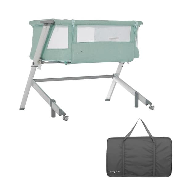 slide 2 of 9, Dream On Me Skylar Bassinet in Mint Green