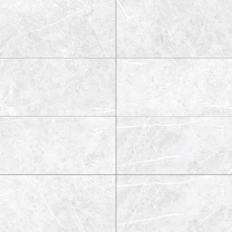 The Tile Life Opera 12x24 White Matte Porcelain Floor & Wall Tile
