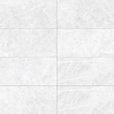 The Tile Life Opera 12x24 White Matte Porcelain Floor & Wall Tile