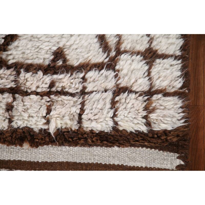 Plush Turkish Anatolian Runner Rug Hand-knotted Tribal Wool Carpet - 2'9"x 13'3"
