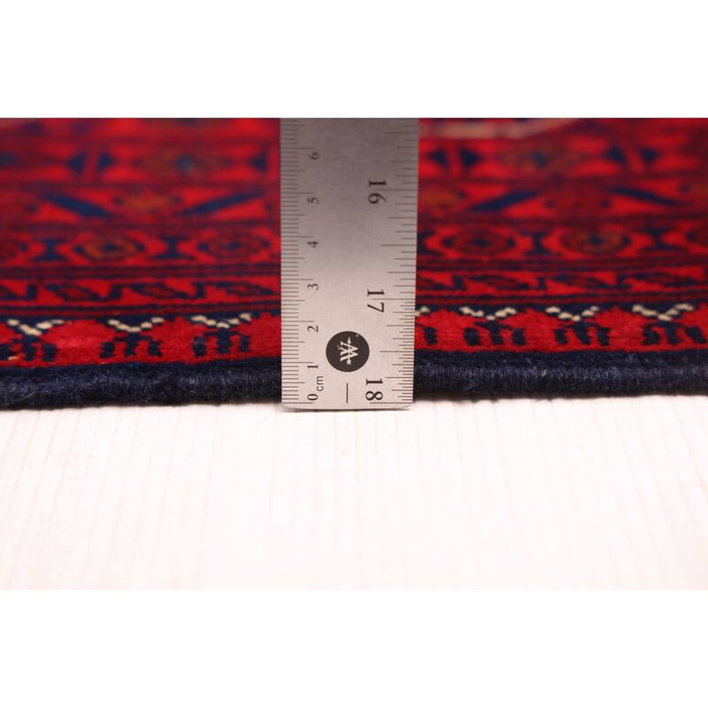 ECARPETGALLERY Hand-knotted Finest Khal Mohammadi Red Wool Rug - 9'8 x 13'1