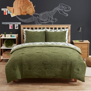 Sweet Home Collection Dinosaur Den Kids Bedding Set Includes Printed Sheet Set