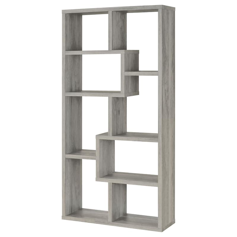 7 Shelves Storage Shelf Solid Wood Furniture