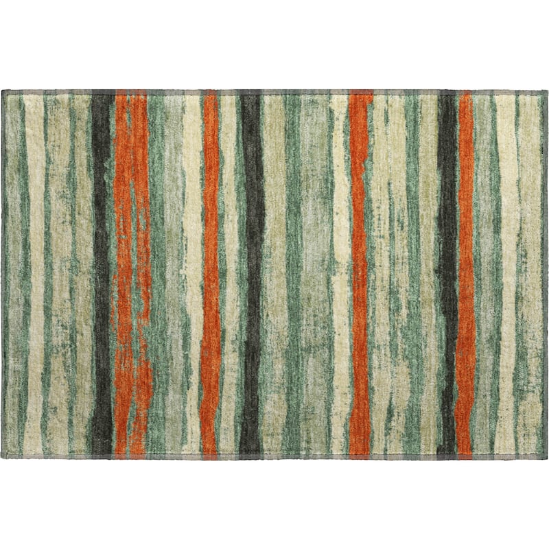 Premium Washable Super Soft Stripe Mayfield Rug