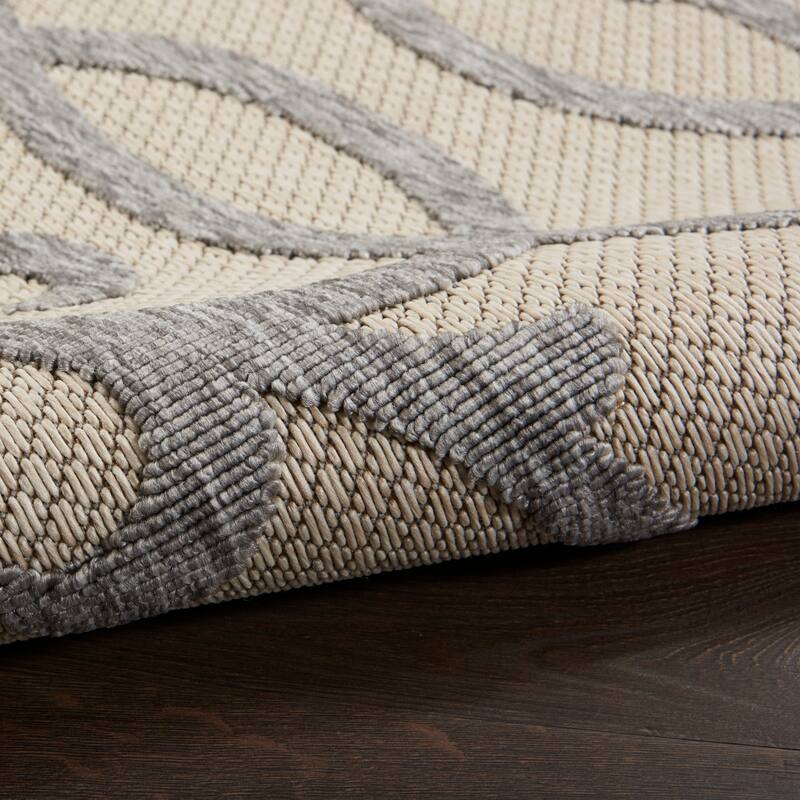 Nourison Palamos Geometric Scroll Indoor Outdoor Area Rug