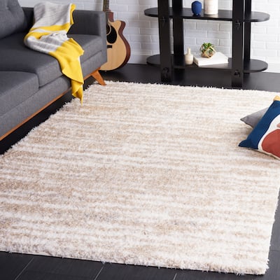 SAFAVIEH Lindsay Shag Shirlene Modern Abstract 2-inch Thick Rug