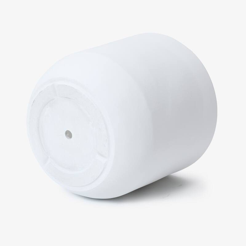 Round Smooth Finish Indoor/Outdoor MgO Planter, Single Planter for Indoors/Outdoors