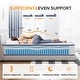 preview thumbnail 4 of 7, SweDrea 12 in. Queen Medium Gel Memory Foam Innerspring Hybrid Mattress with CertiPUR-US, SGS and OEKO-TEX