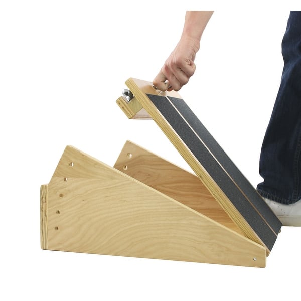 Incline Board - 5-level Wooden - 5, 10, 15, 20, 25 Degree Elevation - 14 x 18 inch Surface Incline Board - 5-level Wooden - 5, 10, 15, 20, 25 Degree Elevation - 14 x 18 inch Surface